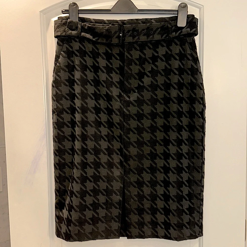 Ann Taylor pencil Skirt with belt, 12 Curvy - Picture 1 of 6